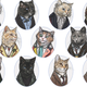 Illustration for article titled Doctor Mew reimagines the eleven Doctors as canny and capricious cats